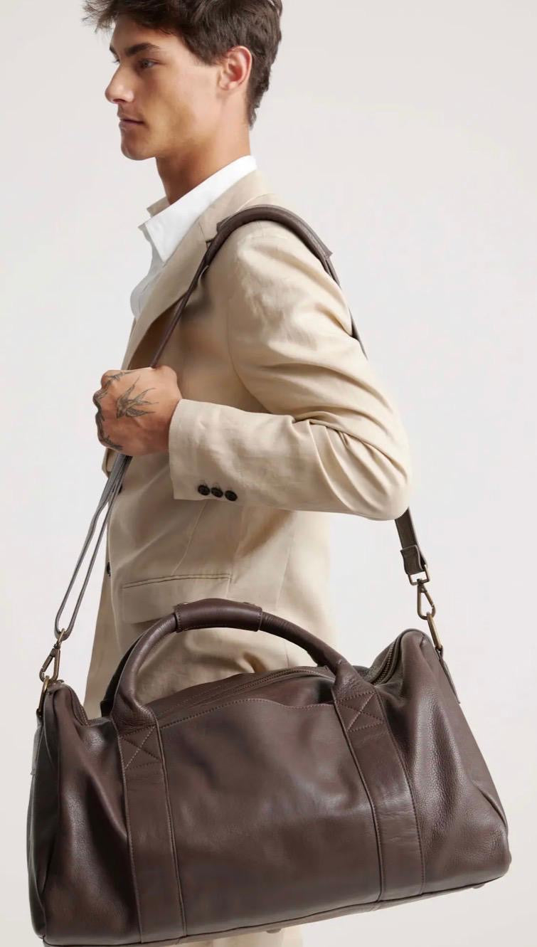 Nappa Leather Duffle Bag