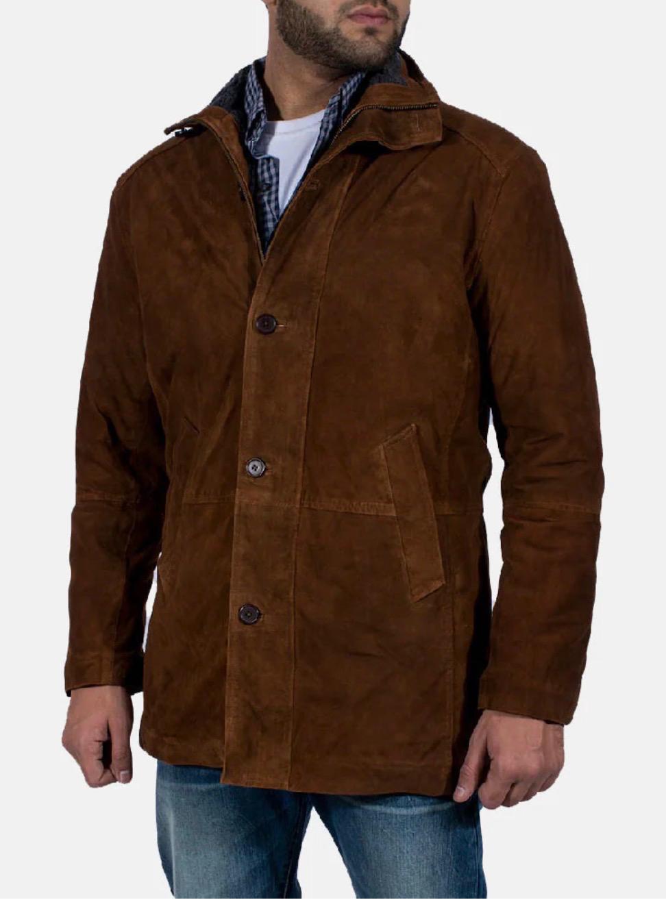SHERIFF BROWN SUEDE JACKET