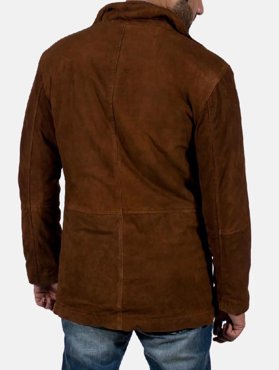 SHERIFF BROWN SUEDE JACKET