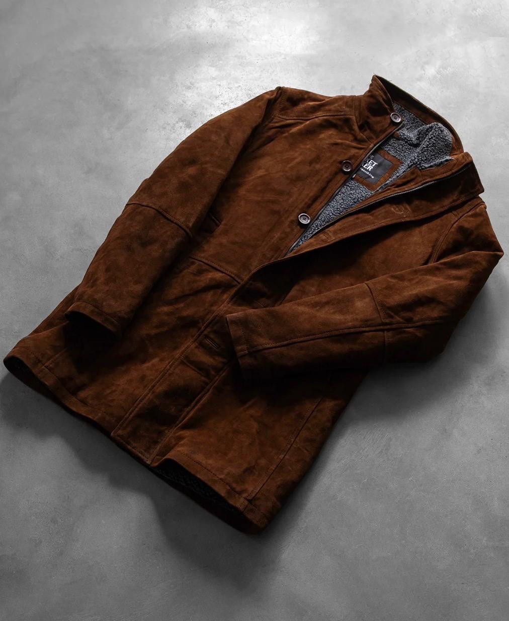SHERIFF BROWN SUEDE JACKET