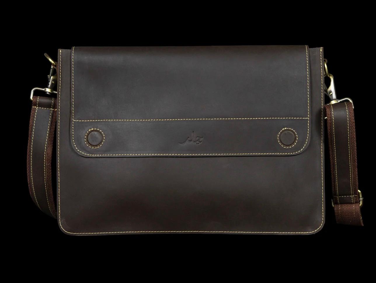 Laptag 16" - Leather Laptop Bag