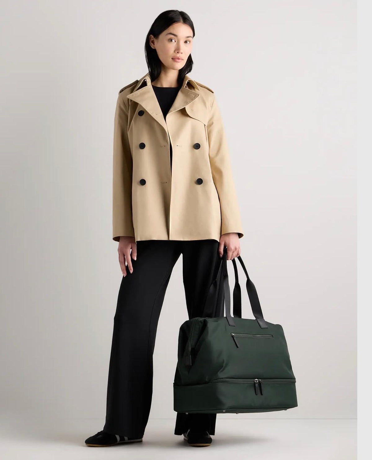 Voyage Nylon Dual Compartment Weekender