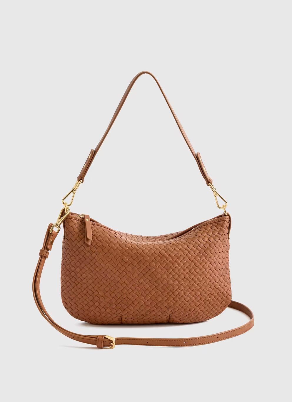 Italian Handwoven Leather Mini Shoulder Bag