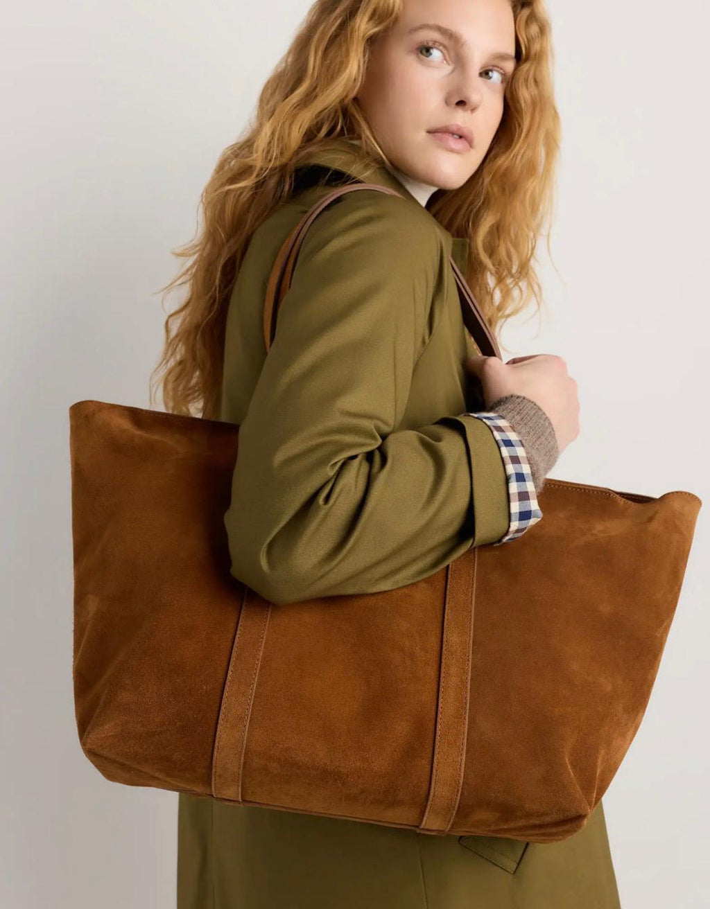 Italian Suede Everyday Tote
