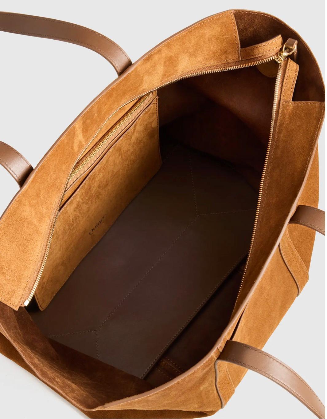 Italian Suede Everyday Tote