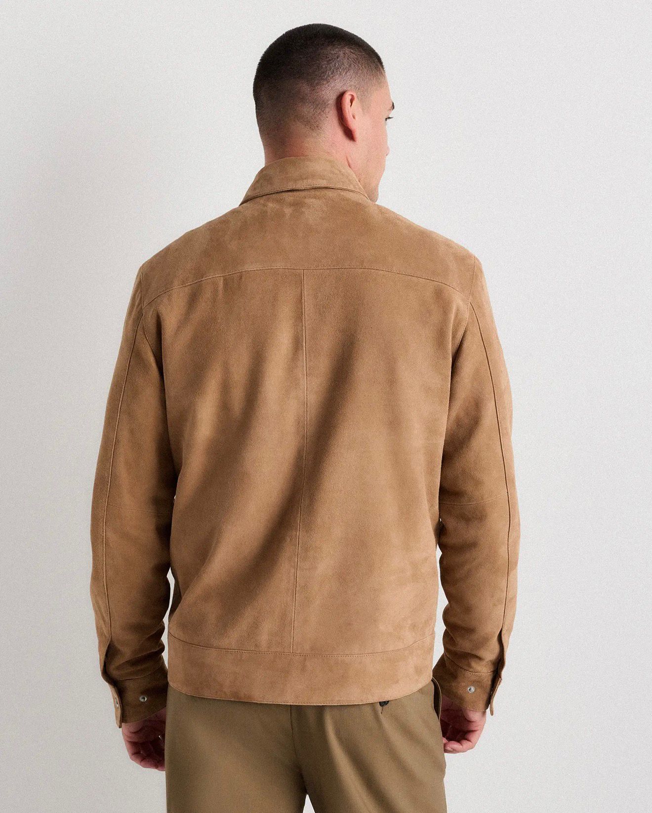Suede Harrington Jacket