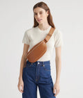Italian Pebbled Leather Sling Bag