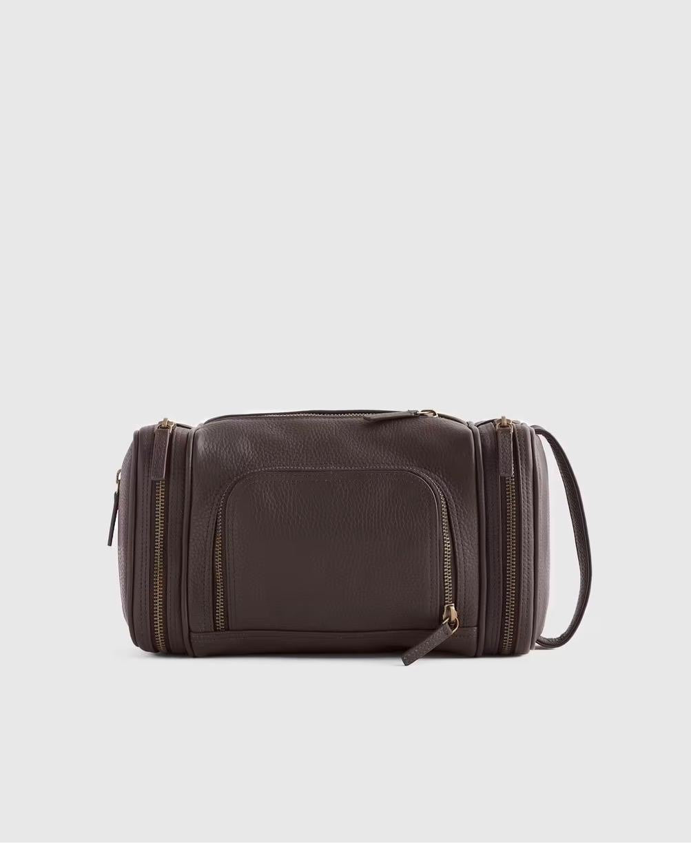 Nappa Leather Toiletry Bag