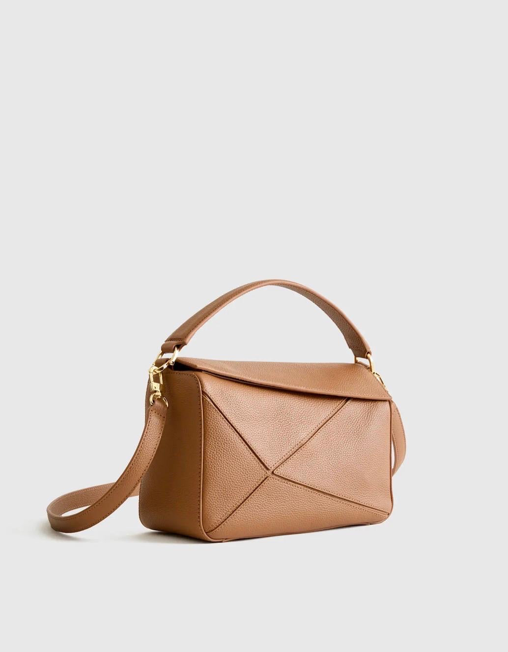 Italian Leather Patchwork Crossbody